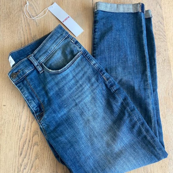 HUDSON | Natalie Mid Rise Slim Boyfriend Crop Jeans | 27 NWT - Picture 8 of 9